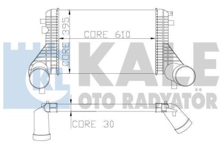 VW Интеркулер Passat,CC,Sharan,Tiguan 1.4TFSI/2.0TDI KALE 342900