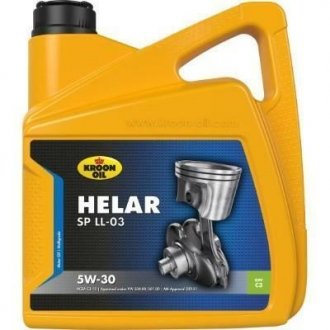 Моторное масло Helar SP LL-03 5W-30 синтетическое 4 л KROON OIL 32303 (фото 1)