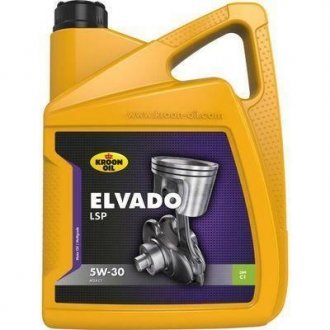 Моторное масло Elvado LSP 5W-30 синтетическое 5 л KROON OIL 33495 (фото 1)