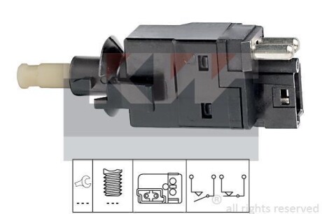 Выключатель света заднего хода Kw 510 088
