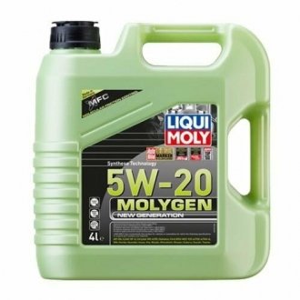 Олива моторна Molygen New Generation 5W-20 4л LIQUI MOLY 20798 (фото 1)