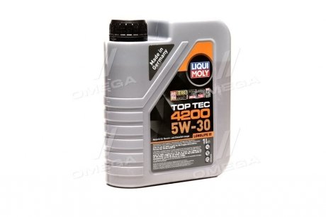 Масло моторн. TOP TEC 4200 5W-30 API SM/CF ACEA A3-04/B4-04/C3-04 (Канистра 1л) LIQUI MOLY 7660 (фото 1)