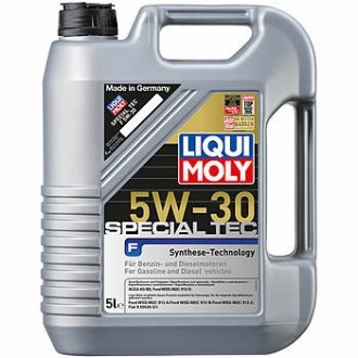 Моторное масло Special Tec F 5W-30 полусинтетическое 5 л LIQUI MOLY 8064 (фото 1)