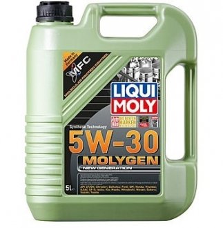 Моторное масло Molygen New Generation 5W-30 синтетическое 5 л LIQUI MOLY 9043 (фото 1)