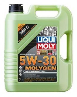Масло моторное Molygen New Generation 5W-30 5Л LIQUI MOLY 9952 (фото 1)