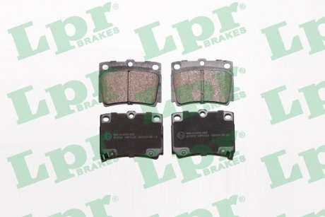 Комплект гальмівних колодок з 4 шт. дисків LPR 05P1029
