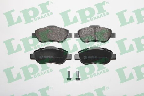 Колодки тормозные передние Fiat Panda 03-12 LPR 05P1240 (фото 1)