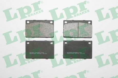 Комплект гальмівних колодок з 4 шт. дисків LPR 05P161 (фото 1)