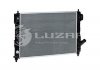 Радиатор охлаждения Авео T250(06-)/Т255(08-)/ВИДА(12-) (L=600) АКПП (б/с конд) (алюм) Luzar LRc 05180