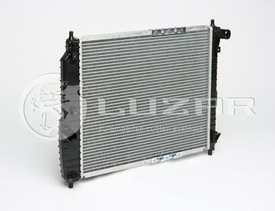 Радиатор охлаждения Авео T200(02-)/Т250(06-) (L=480) МКПП (б/конд) (алюм-паяный) LUZAR LRc CHAv05175 (фото 1)