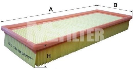 Фільтр повітряний M-FILTER K438