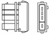 MAGNETI MARELLI лямбда-зонд (3 конт.) +1 подогрев VW 1,8/2,0 SEAT 2,0 HONDA 1,8-2,2 466016355069