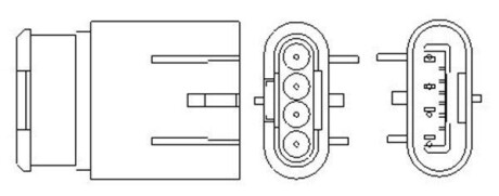 FORD Кисневий датчик (лямбда-зонд) KA 1.2 08-, FIAT, LANCIA MAGNETI MARELLI 466016355154 (фото 1)