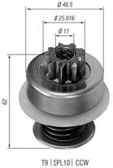 Бендикс (z=9) VW Golf, Jetta1,6/1,8/1,9D/1,5D,T-2 1,6-2,0 [940113020088] MAGNETI MARELLI AMB0088