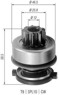 Бендикс (z=9) FORD 2,8 SAAB 2,0/2,3 [940113020259] MAGNETI MARELLI AMB0259 (фото 1)