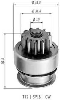 Бендикс CITROEN Xm, BX,Jumper MITSUBISHI PEUGEOT [940113020261] MAGNETI MARELLI AMB0261