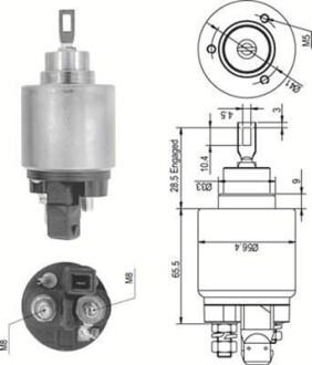 Втягивающее реле стартера AUDI VW SEAT SKODA FORD [940113050343] MAGNETI MARELLI AME0343