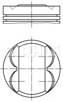 Поршень MAHLE / KNECHT 011 PI 00105 000 (фото 1)