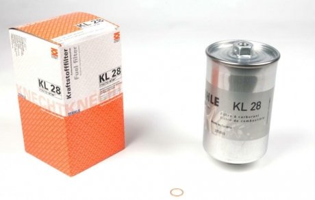 Фільтр паливний Audi (бензин) (h=152mm) MAHLE / KNECHT KL28 (фото 1)