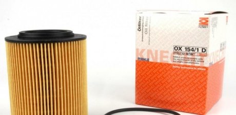 Фильтр масляный двигателя BMW (-) MAHLE / KNECHT OX154/1D (фото 1)