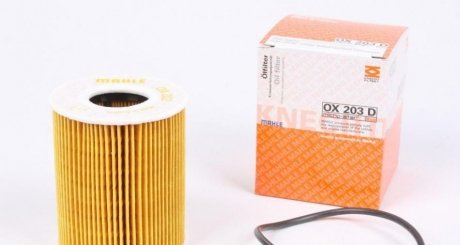 Фильтр масляный двигателя FORD (-) MAHLE / KNECHT OX203D (фото 1)
