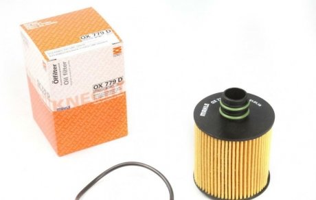 Фільтр оливний Fiat Doblo 1.6/2.0D 10- MAHLE / KNECHT OX779D