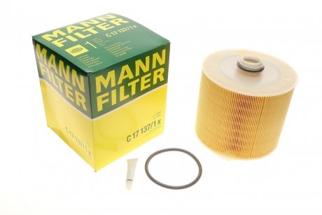 Фільтр повітряний (вир-во) MANN C17137/1X