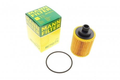 Фильтр масляный двигателя MANN HU712/7X (фото 1)