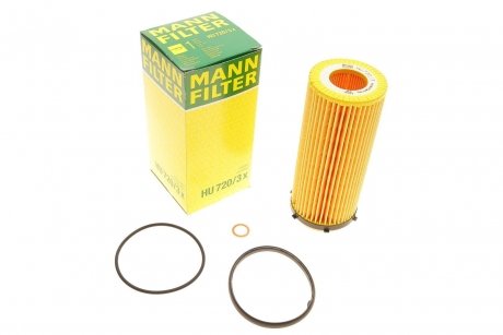 Фильтр масляный двигателя MANN HU720/3X