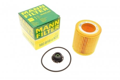 Фильтр масляный двигателя MANN HU816ZKIT (фото 1)