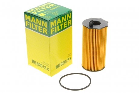 Фільтр масляний (вир-во) MANN HU 820/2X (фото 1)