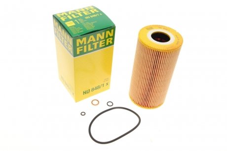 Фільтр масляний двигуна (вир-во) MANN HU848/1X (фото 1)
