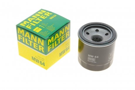 Фильтр масляный двигателя MANN MW64 (фото 1)