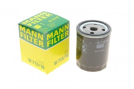 Фільтр масляний (вир-во) MANN W713/18 (фото 1)