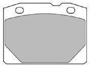 Колодки гальмівні комплект, дискові гальма MAPCO 6080
