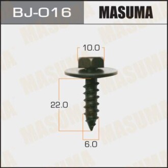 Саморіз 6x22 мм (комплект 6 шт) Toyota/Lexus (BJ-016) MASUMA BJ016