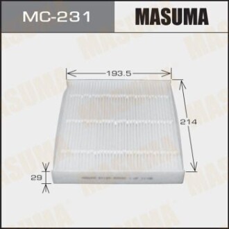 Фильтр салона MASUMA MC231 (фото 1)