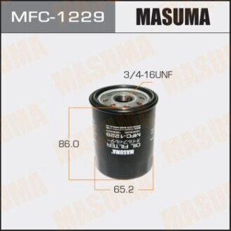 Фільтр масляний Nissan Micra (00-10), Note (06-13) (MFC-1229) MASUMA MFC1229 (фото 1)