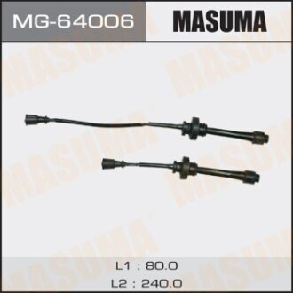 Провід високовольтний (комплект) Mitsubishi Carisma 1.6, Lancer 1.8, 2.0 (MG-64006) MASUMA MG64006