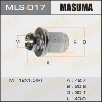 Гайка колеса MASUMA MLS017