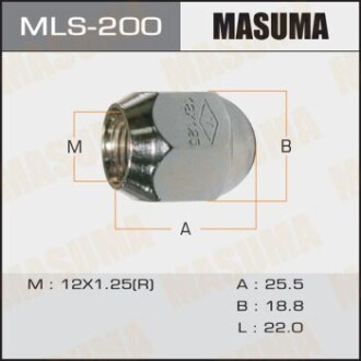 Гайка колеса MASUMA MLS200 (фото 1)