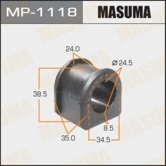 Втулка стабілізатора заднього (Кратно 2) Mazda 3 (06-13) (MP-1118) MASUMA MP1118 (фото 1)