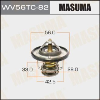 Термостат WV56TC-82 SUBARU OUTBACK MASUMA WV56TC82 (фото 1)