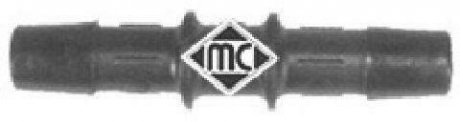 Универсальный соеденитель шлангов 10mmx10mm (прямой) Metalcaucho 00044 (фото 1)