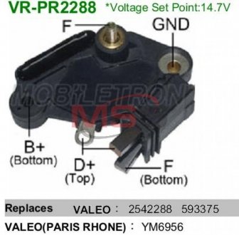Регулятор напруги генератора MOBILETRON VRPR2288 (фото 1)