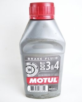 Жидкость тормозная dot 3&4, "BRAKE FLUID", 0,5л MOTUL 102718 (фото 1)