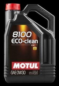 Олива моторна 8100 Eco-Clean 0W-30, 5л. MOTUL 102889