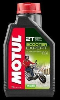 Масло моторное полусинтетическое "Scooter Expert 2T", 1 л (101254=) MOTUL 105880 (фото 1)