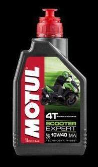 Олива для 4-х тактних двигунів Technosynthese "Scooter Expert 4T 10W40" 1л (=1 MOTUL 105960 (фото 1)