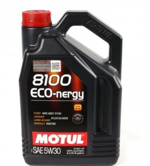 Моторное масло 8100 Eco-Nergy 5W-30 синтетическое 4 л MOTUL 812307